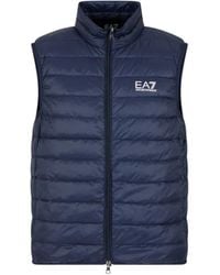EA7 - Core Identity Packable Gilet - Lyst