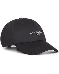 Givenchy - Accessoires ,Zwart ,Katoen Paris Gebogen Pet - Lyst