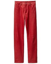 Versace - Leather Pant - Lyst