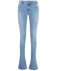 Dolce & Gabbana - Jeans ,Blauw ,Katoen Skinny Jeans Met Metalen Details - Lyst