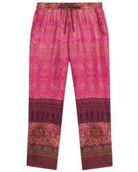 Pierre Louis Mascia - Seidenbedruckte Hose - Lyst