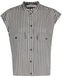 Tela - Overhemden ,Grijs ,Samba Shirt - Lyst