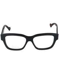 Gucci - Sonnenbrille GG1428 O 004 Schwarz schwarz transparent /16/145 - Lyst