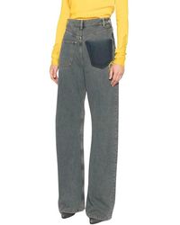 MM6 by Maison Margiela - Loose Fit Jeans - Lyst