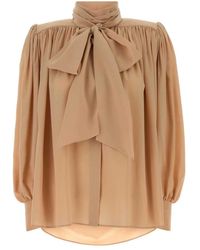 Chloé - Crepe Blouse - Lyst