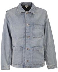 A.P.C. - Jassen ,Blauw ,Denim Denim Jassen - Lyst