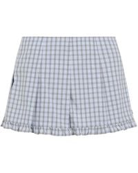 Miu Miu - Mini Skirt - Lyst