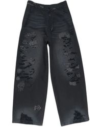 Acne Studios - Jeans ,Zwart ,Wide Jeans - Lyst