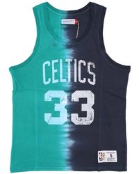 Mitchell & Ness - Fitness ,Veelkleurig ,Katoen Larry Bird Nba Tie Dye Tank - Lyst