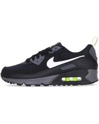 Nike - Air Max 90 Niedriger Sneaker Schwarz/Weiß - Lyst
