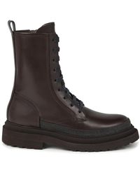 Brunello Cucinelli - Lace-Up Boots - Lyst