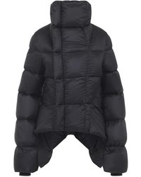 Rick Owens - Schwarze Daunenjacke Aw25 - Lyst