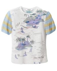 Desigual - Magliette colorate - Lyst
