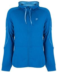 Fila - Hoodies & Sweatvesten ,Blauw ,Leer Roviogo Hoodie - Lyst