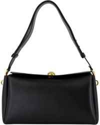 Ami Paris - Zwarte Leren Crossbody Tas - Lyst