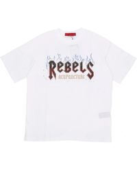 Acupuncture - Rebels Tee Weißes Kurzarm T-Shirt - Lyst