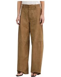 Gestuz - Leather Trousers - Lyst