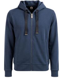 Colmar - Fitness ,Blauw ,Polyester Sweatshirt Met Volledige Ritssluiting - Lyst