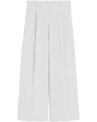 Max Mara - Broeken ,Wit ,Wide Broeken - Lyst