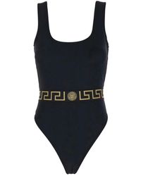 Versace - Medusa One Stück Badeanzug mit breiter Ausschnitt - Lyst