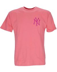 KTZ - Tops ,Roze ,Katoen Mlb League Essential Oversized Tee - Lyst