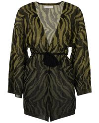 Akep - Truien & Vesten ,Veelkleurig ,Kort Jacquard Gebreid Vest - Lyst