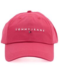 Tommy Hilfiger - Lineares logo 6 panel kappe - Lyst
