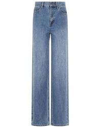 Self-Portrait - Straight Jeans - Lyst