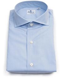 Finamore 1925 - Overhemden ,Blauw ,Shirt - Lyst