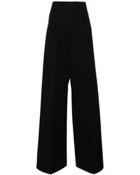 Sportmax - Wide Trousers - Lyst