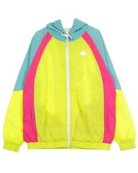 Kappa - Windbreaker Jacke, Lindgrün/Fuchsia - Lyst