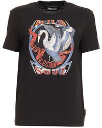 Roberto Cavalli - T-Shirt Met Print - Lyst
