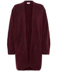 Inwear - Bordeaux Cardigan Met Open Voorkant - Lyst