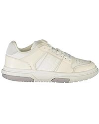Tommy Hilfiger - Weiße leder sneaker - Lyst