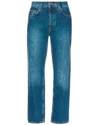 Anine Bing - Straight Fit Jeans - Lyst