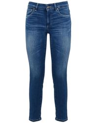 Dondup - Jeans in cotone lyocell da donna - Lyst