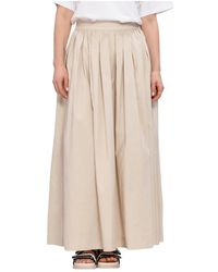 Object - Rokken ,Katoen Objpaige Hw Skirt - Lyst