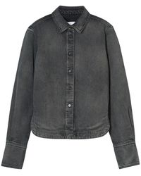 Closed - Jassen ,Grijs ,Denim Denim Skjorte - Lyst
