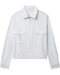 Random Identities - Jassen ,Blauw ,Polyester Vintage Zip-Up Blouson Jacket - Lyst