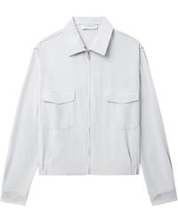 Random Identities - Jassen ,Blauw ,Polyester Vintage Zip-Up Blouson Jacket - Lyst