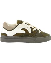 flâneur - Schoenen ,Veelkleurig ,Leer Avenue Sneaker Met Mesh En Leer - Lyst