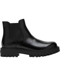 Prada - Leren Chelsea Laarzen - Lyst