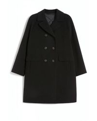 Weekend by Maxmara - Jassen ,Zwart ,Wol Zolfo Coat - Lyst