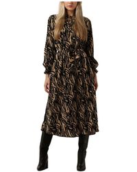 Moves - Kleedjes ,Veelkleurig Midi Jurk Lavisa 2608 - Lyst