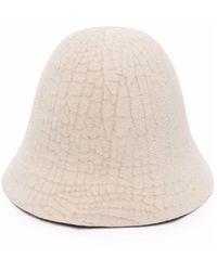 Flapper - Accessoires ,Bucket Hat Met Craquelé-Textuur - Lyst