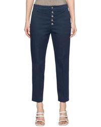 Dondup - Broeken ,Blauw ,Katoen Pantalone Nima Broeken - Lyst