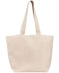 Ines De La Fressange Paris - Einkaufstasche lila ecru - Lyst