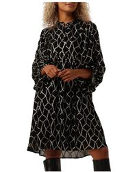 Bruuns Bazaar - Kleedjes ,Zwart ,Mini Jurk Scome Sarina - Lyst
