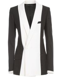 Haider Ackermann Bondi Jacket Double Breasted - Wit