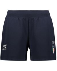 EA7 - Shorts Met Logo - Lyst